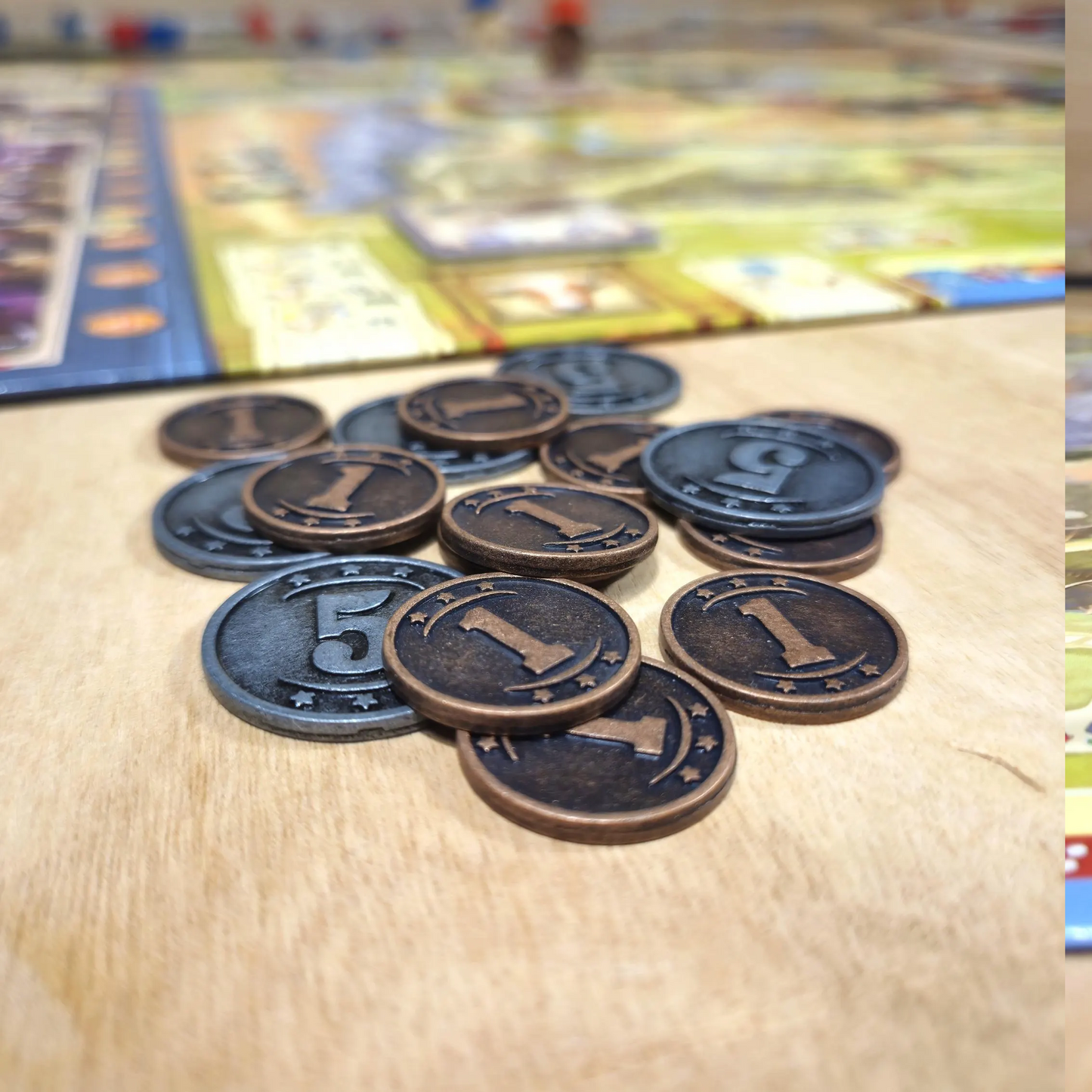 Set of metal coins for Great Western Trail and all expansions