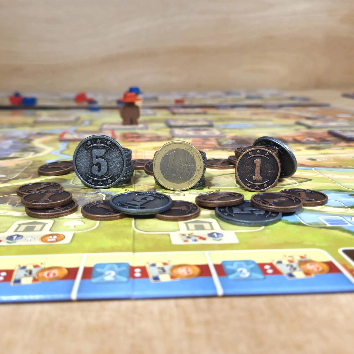 Set of metal coins for Great Western Trail and all expansions