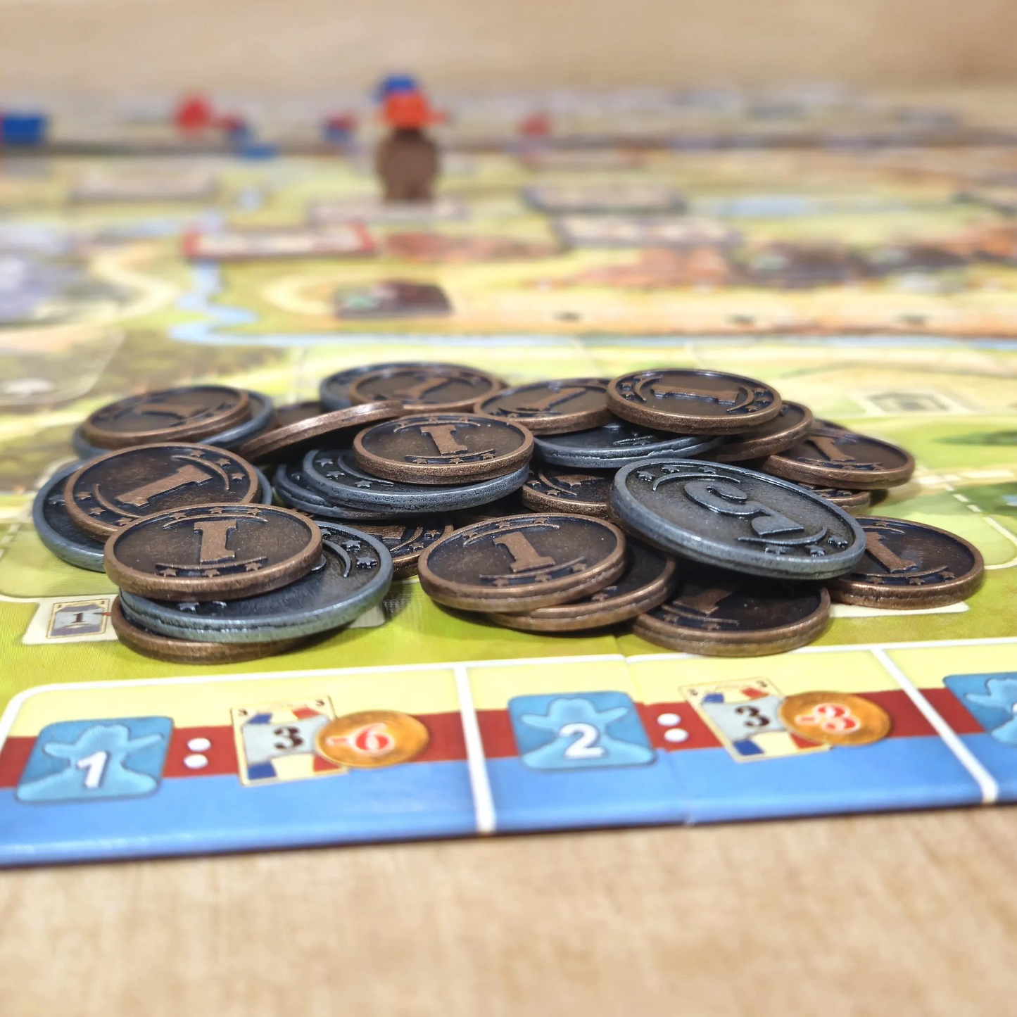 Set of metal coins for Great Western Trail and all expansions