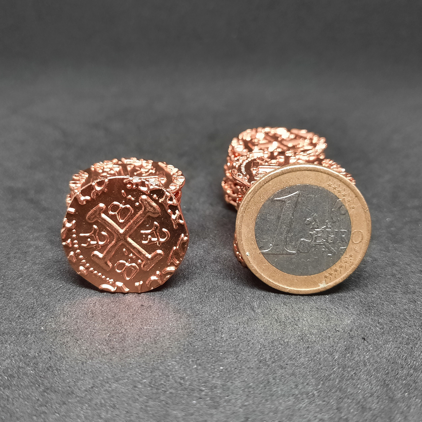 Copper pirate metal coins for board games, 20mm and 30mm