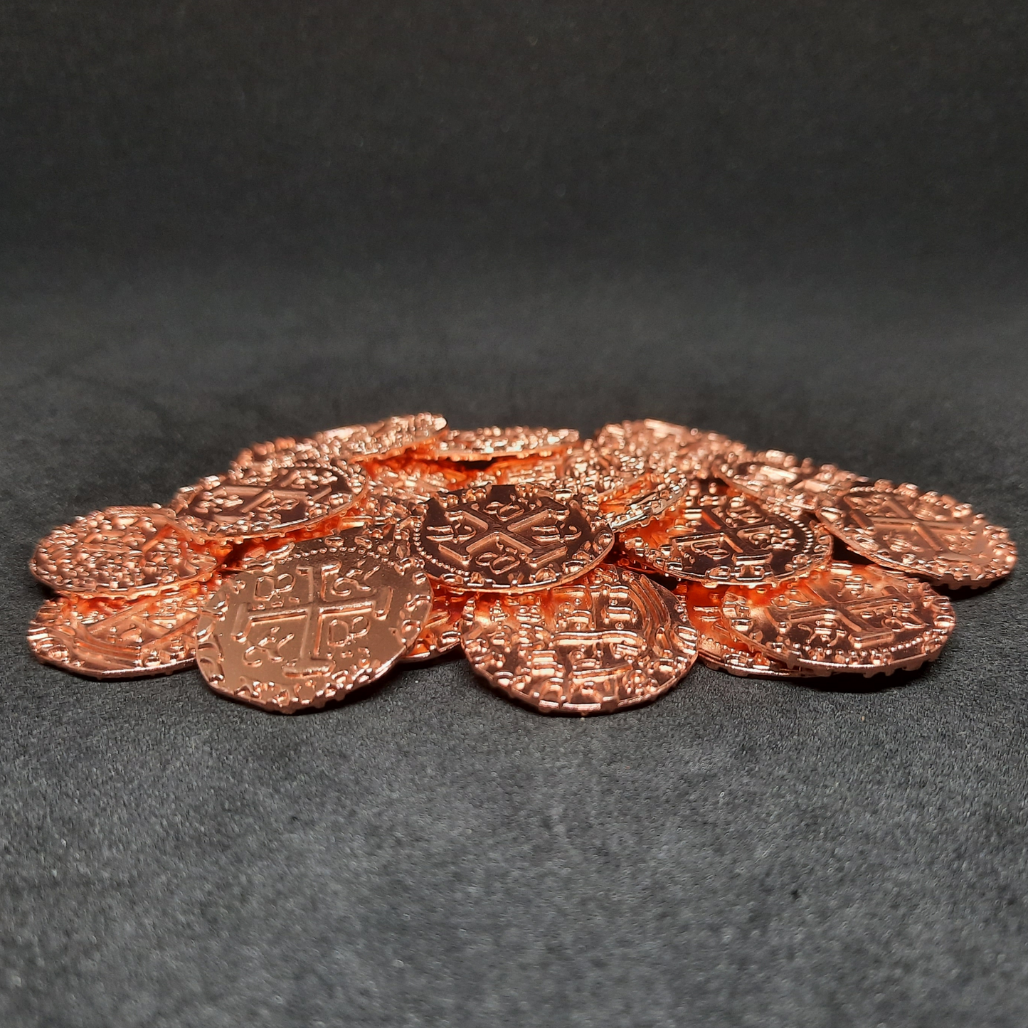 Copper pirate metal coins for board games, 20mm and 30mm