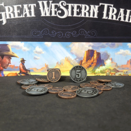 Ensemble de 55 pièces en métal pour Great Western Trail