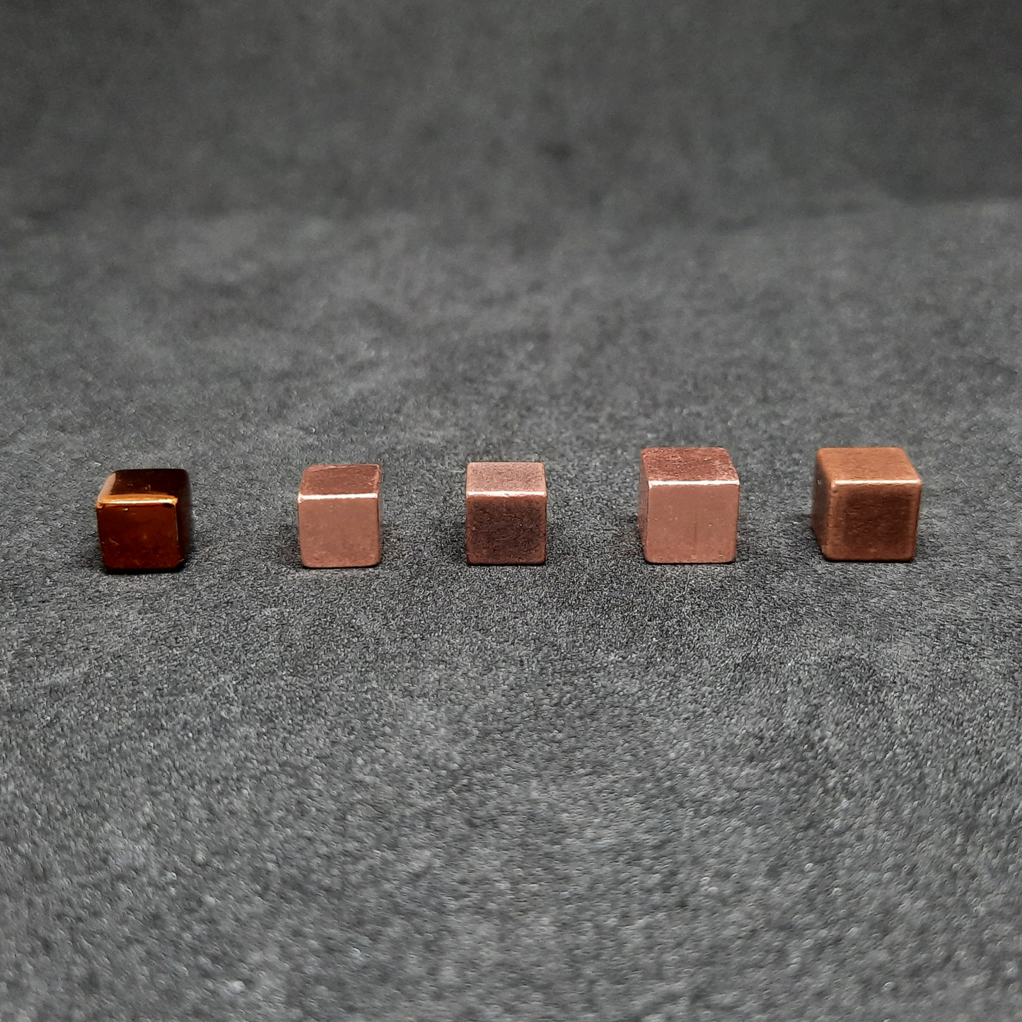 Set of metal cubes (gold, silver, copper), upgrade for Terraforming Mars