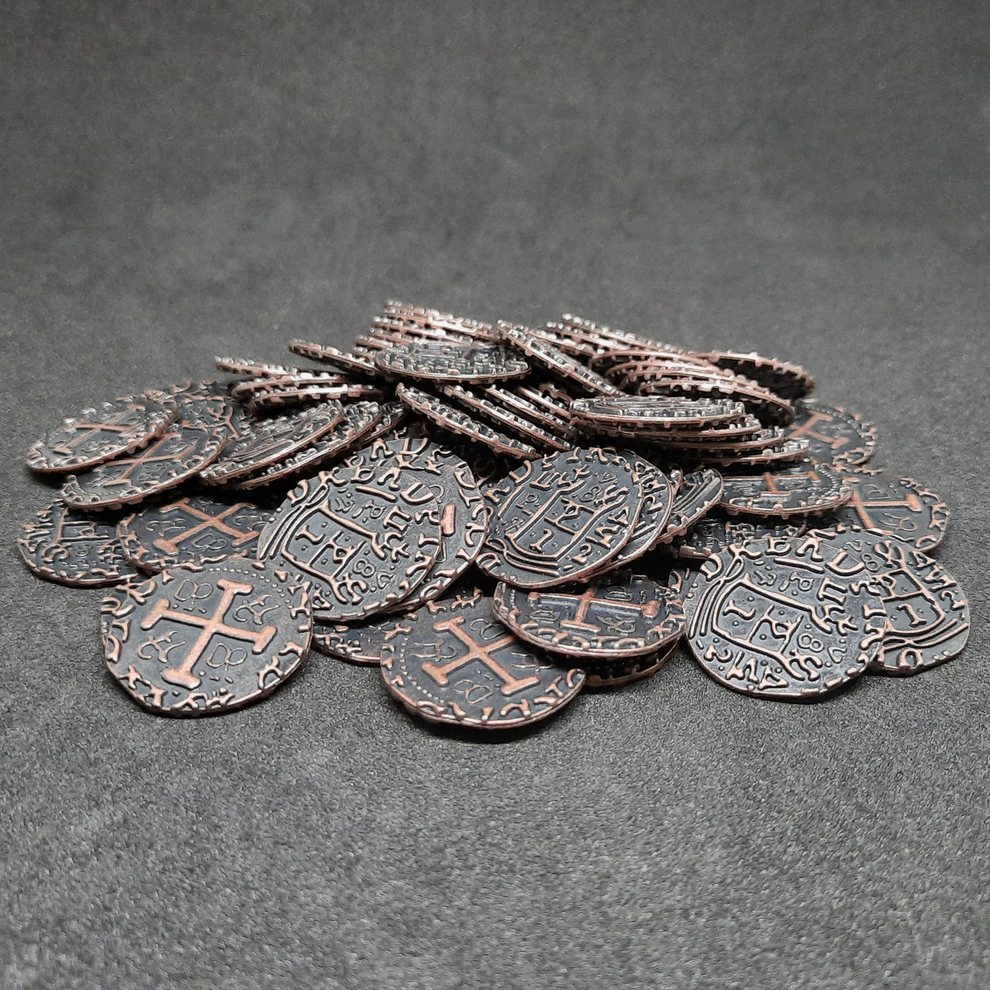 Pirate coins for board games
